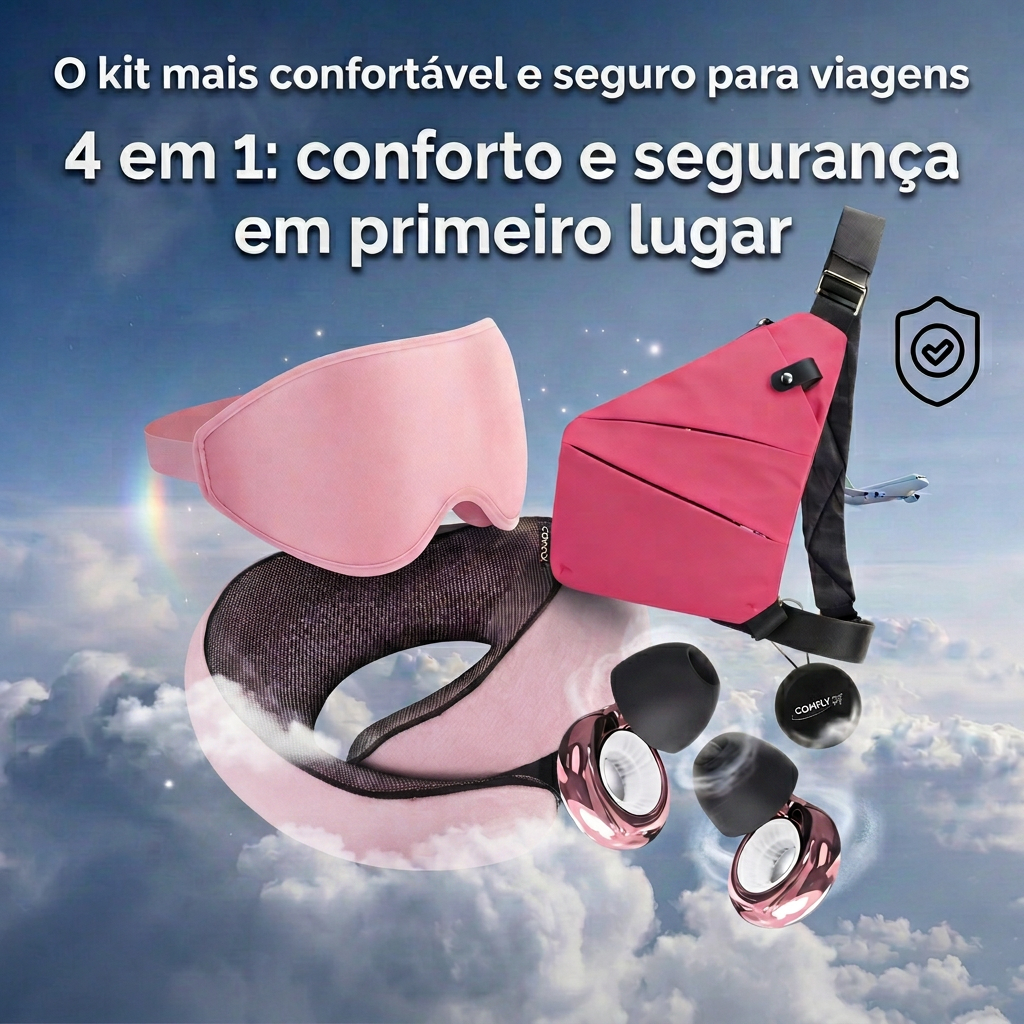 Kit Conforto e Segurança 4 em 1