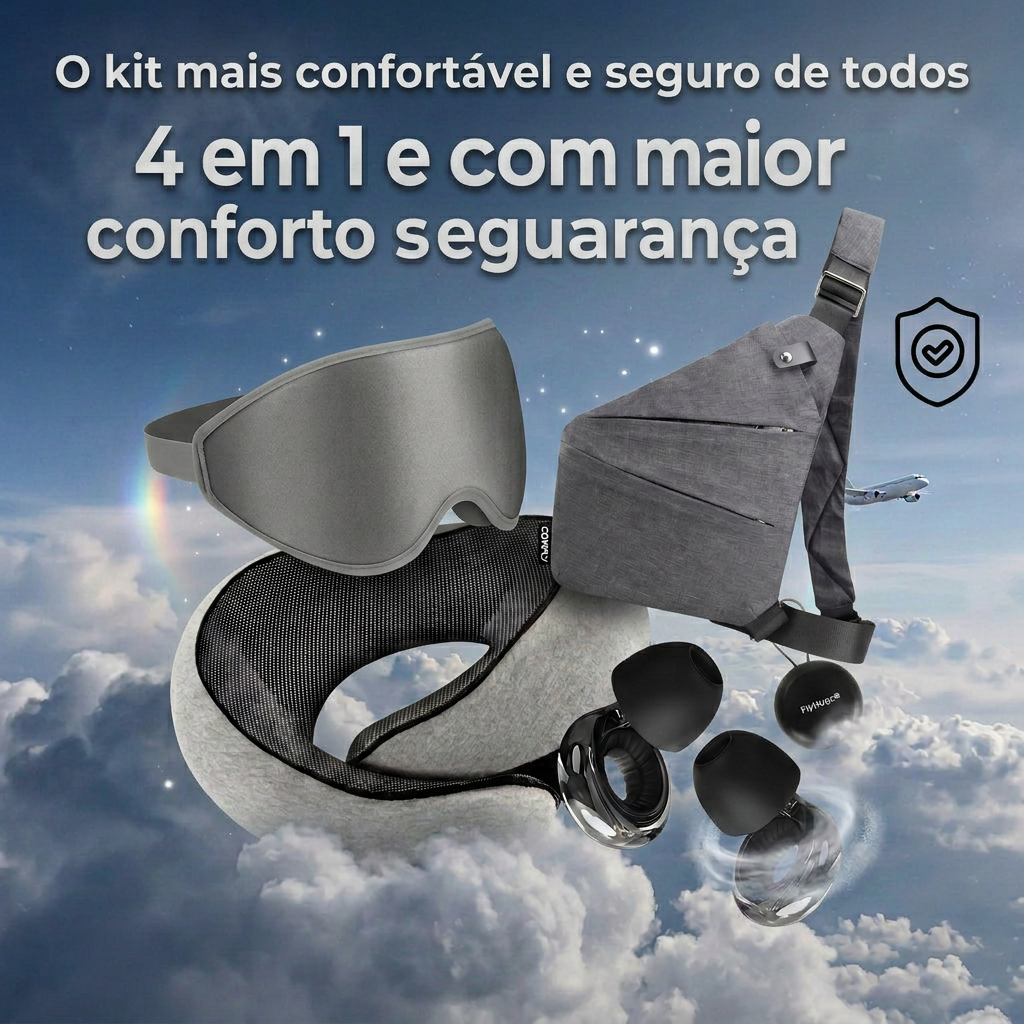 Kit Conforto e Segurança 4 em 1
