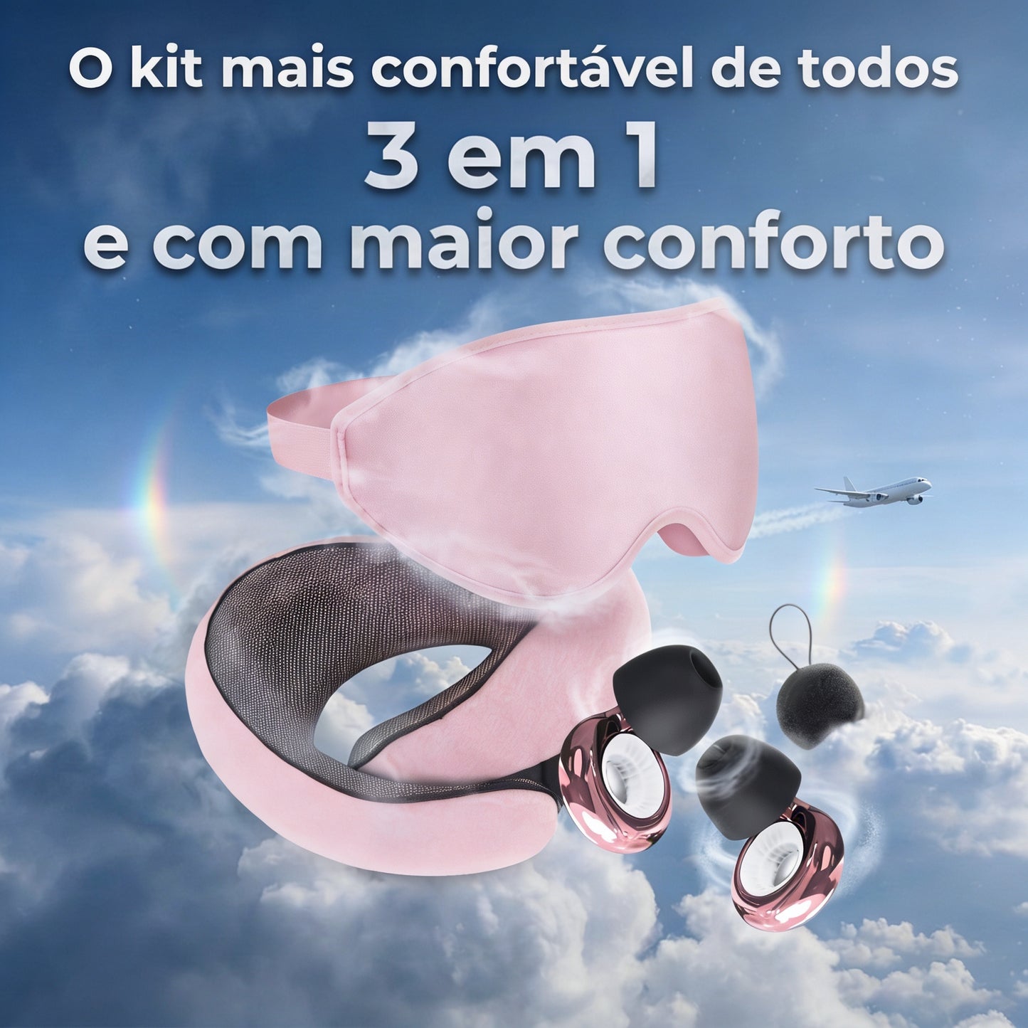 Kit Conforto 3 em 1